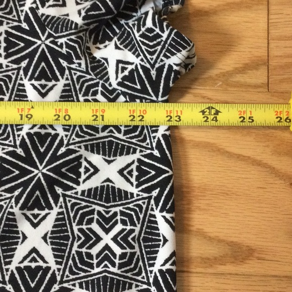 XL New Directions white geometric pattern stretch dress - Picture 11 of 16